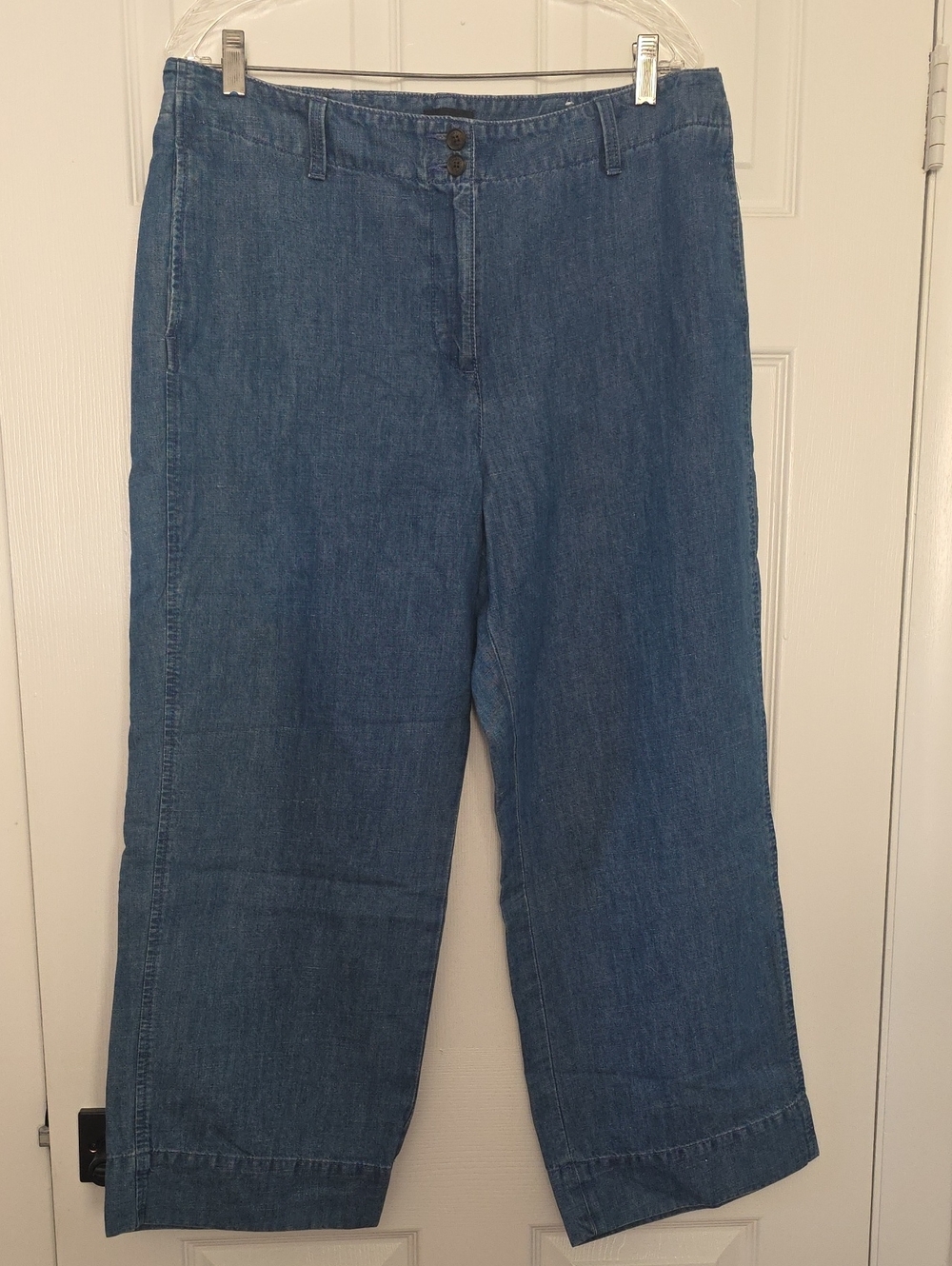 Talbots New England Chino Straight Leg Pants Denim Size 14P